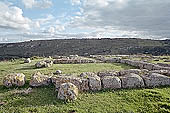 Necropolis of Pantalica - ruins of the anaktoron, the Princes Palace (XIII sec. A.C.)